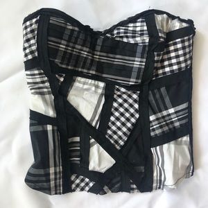 Bebe Strapless Top Size XS